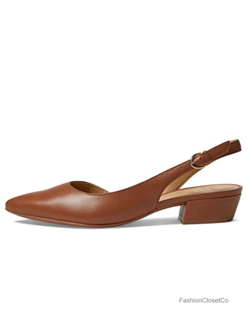 Naturalizer Banks Slingback Pump Leather Flats
